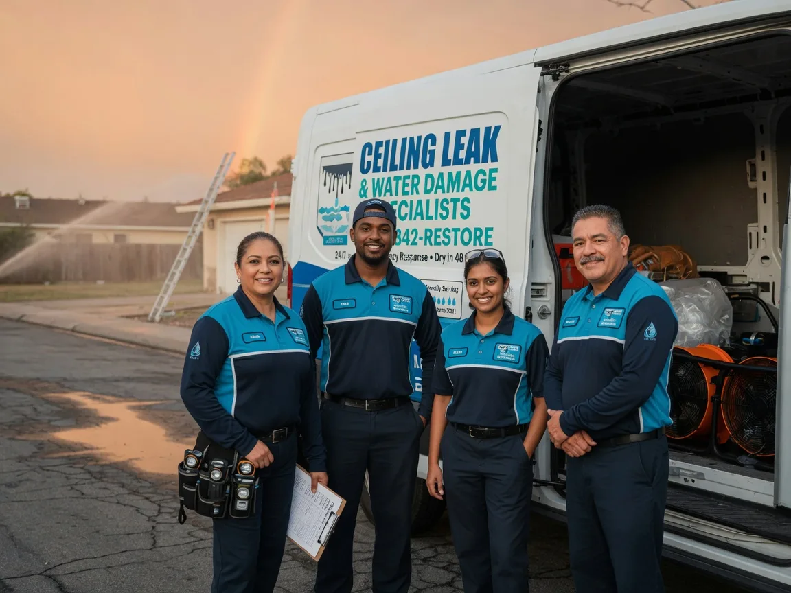 Ceiling Leak Cleanup company in Rule, TX